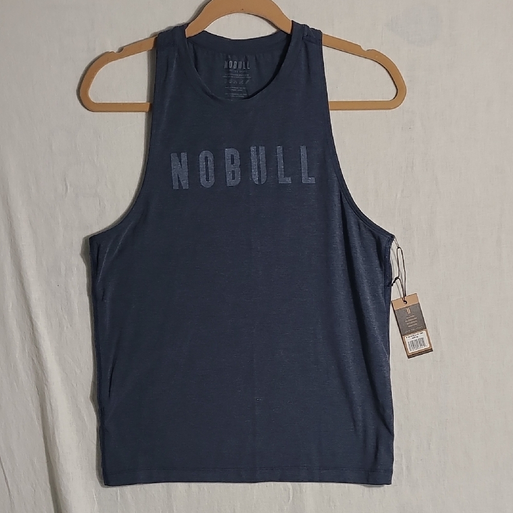 NOBULL NWT Navy Sleeveless Top Muscle Tee Size Small